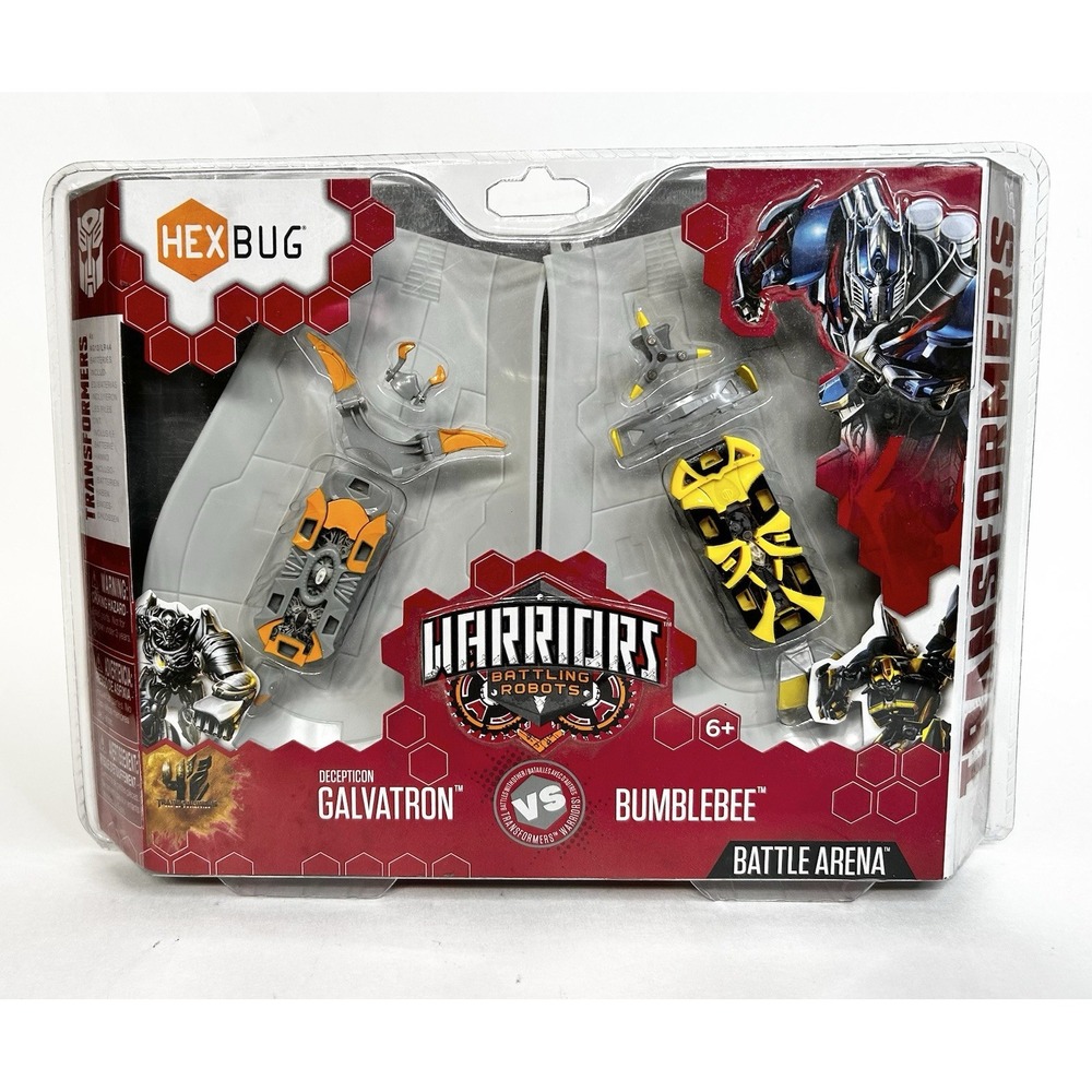HEXBUG Transformers Warriors Battle Arena Bumblebee vs Galvatron 477-3320 NEW
